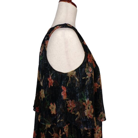 House of Harlow 1960 x Revolve Collins Dress in Noir Floral Multi. XS #990 - Picture 7 of 13